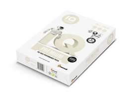 Kopierpapier IQ Premium A4 80 gr. 2-fach gelocht, Art.-Nr. IQPREM480-2XGEL. - Paterno Shop