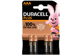 Batterie Duracell Micro1,5 Volt AAA (LR3) - 4er Packung, Art.-Nr. MN2400-4 - Paterno Shop